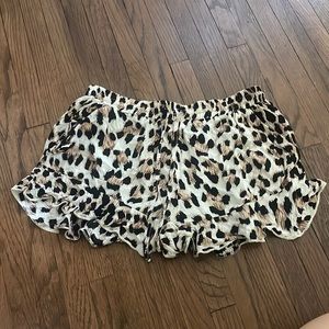 Cotton cheetah shorts